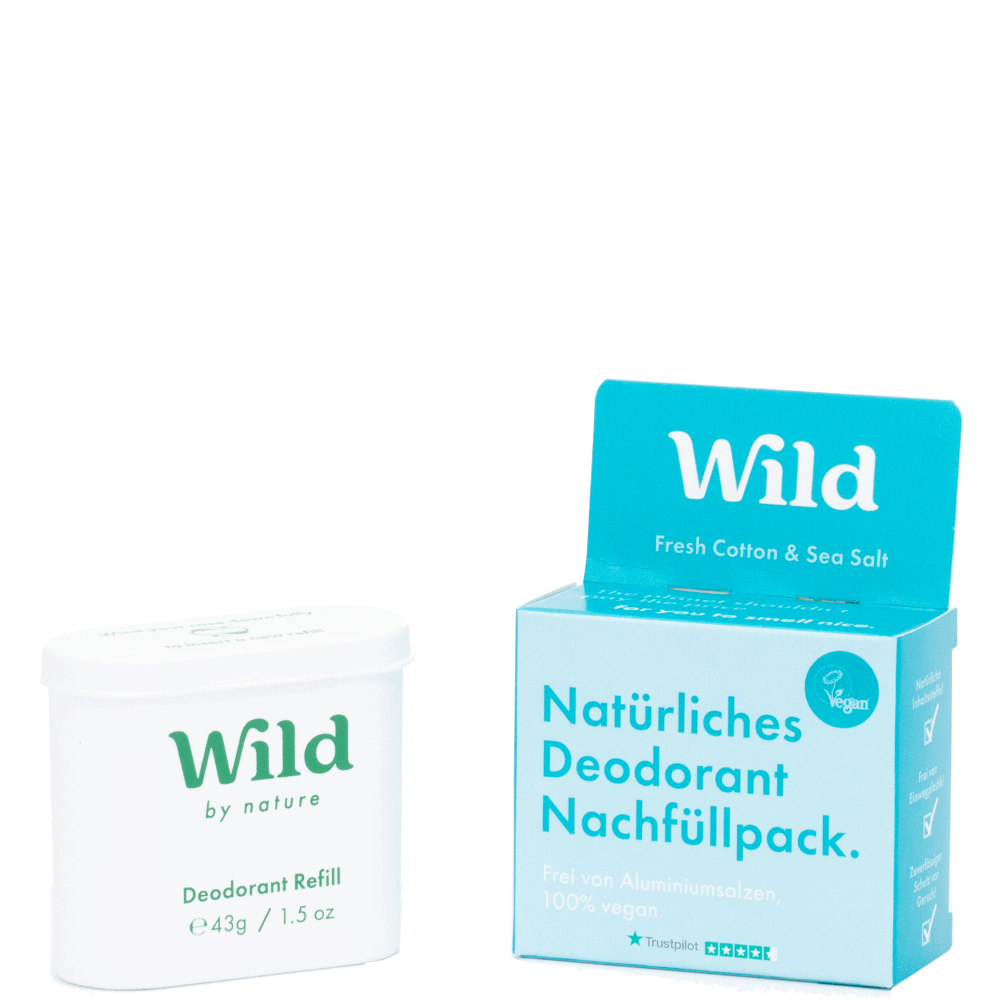 Bild: WILD Deo Stick Refill Fresh Cotton & Sea Salt 