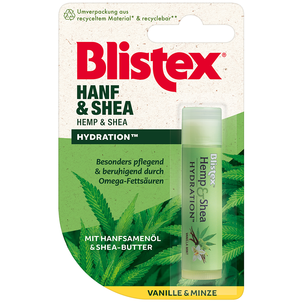 Bild: Blistex Lippenpflege Hanf & Shea Hydration 