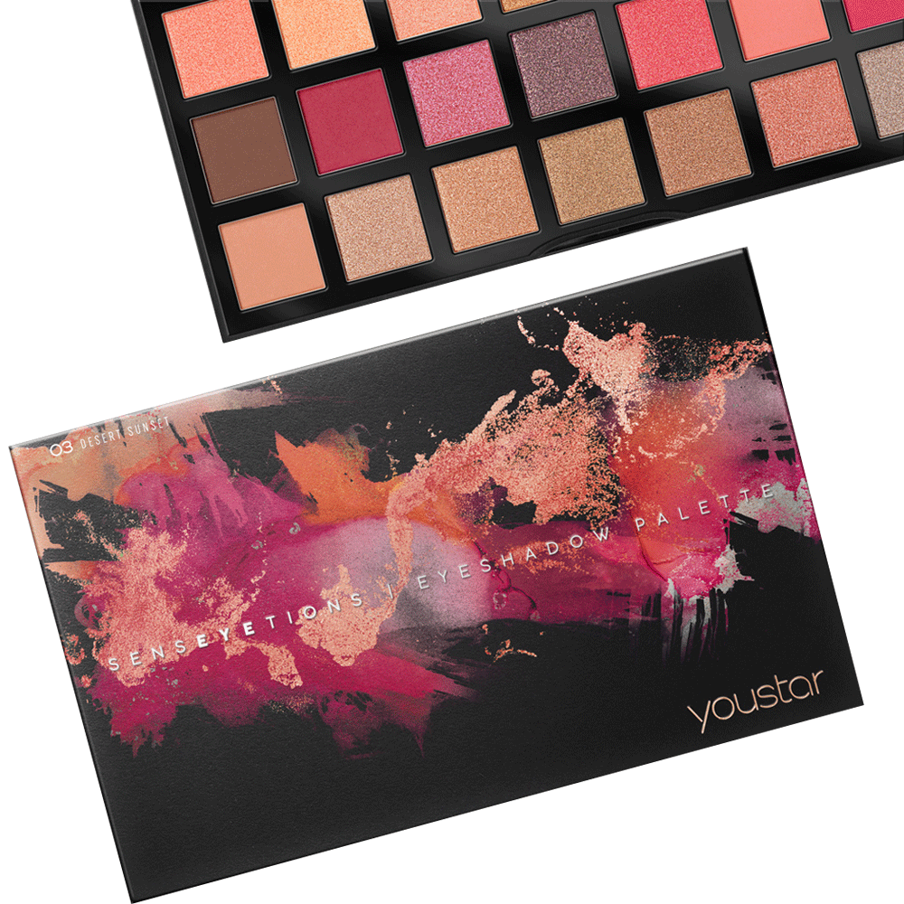 Bild: YOUSTAR Senseytions Eyeshadow Palette Desert 03