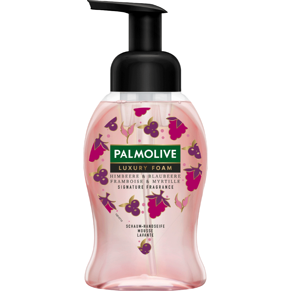 Bild: Palmolive Luxury Foam Schaum-Handseife Himbeere & Blaubeere 