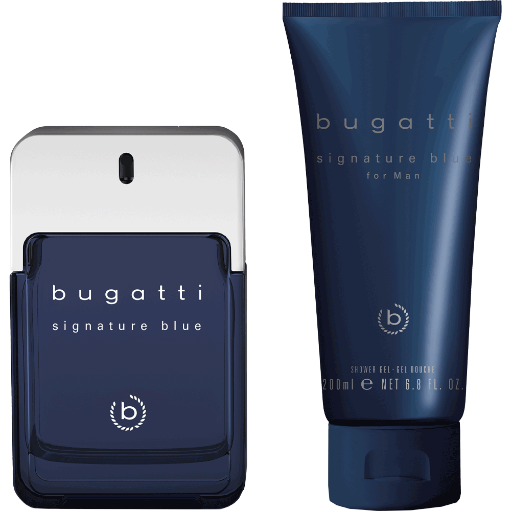 Bild: Bugatti Signature Blue Geschenkset Eau de Toilette 100 ml + Duschgel 200 ml 