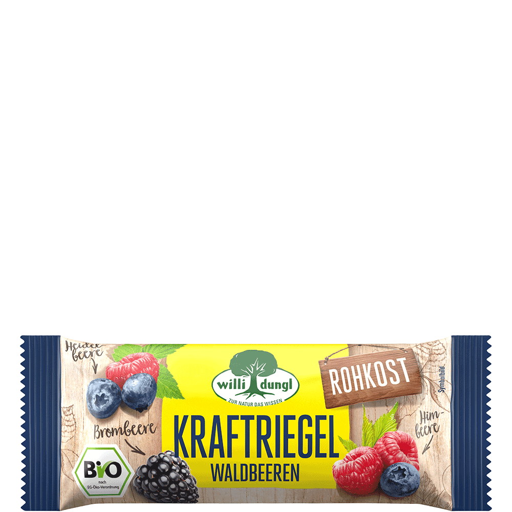 Bild: Willi Dungl Kraftriegel Waldbeeren 