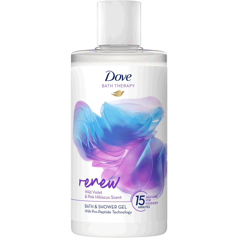 Bild: Dove Bath Therapy Bad und Duschgel Renew 