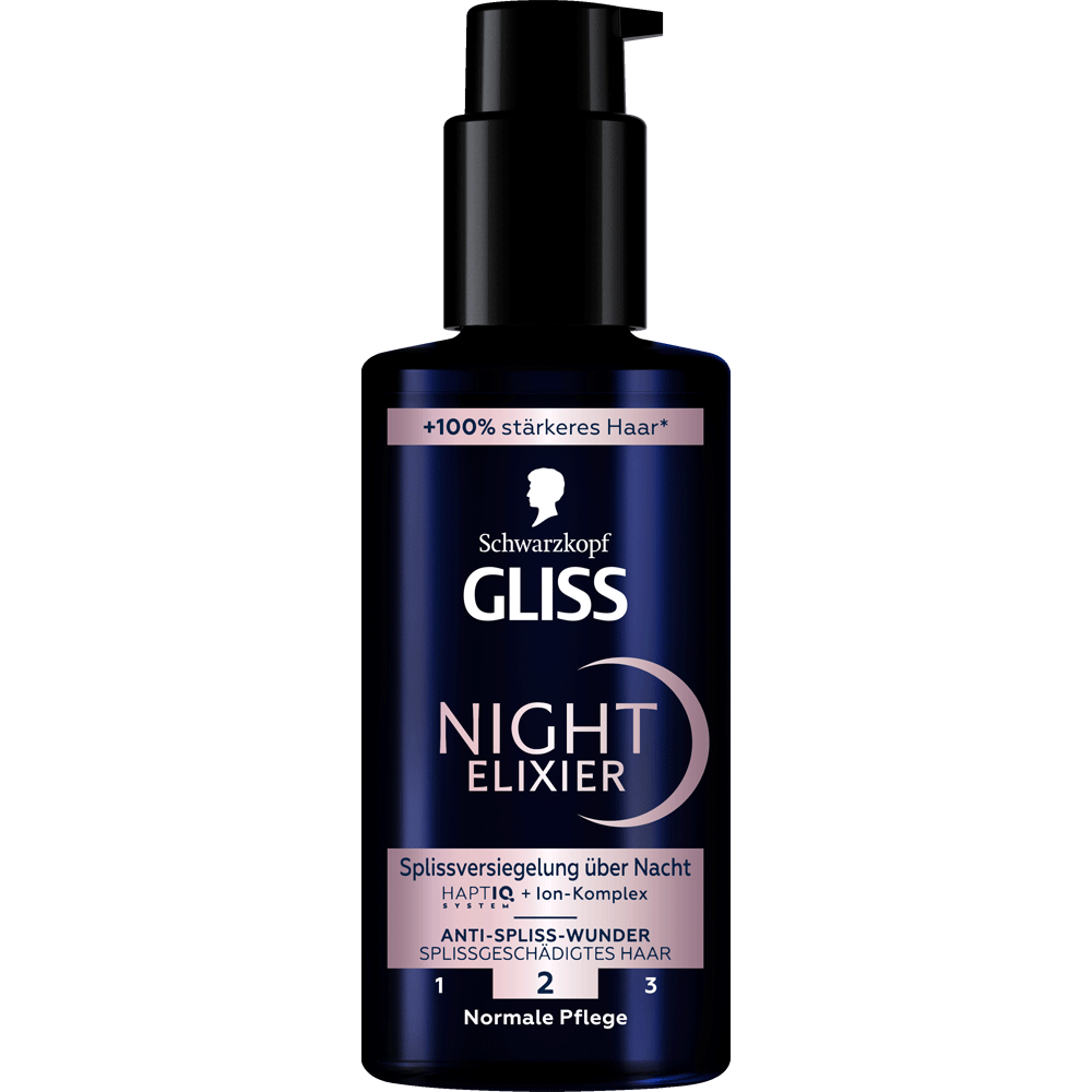 Bild: Schwarzkopf GLISS Night Elixier Anti-Spliss Wunder 