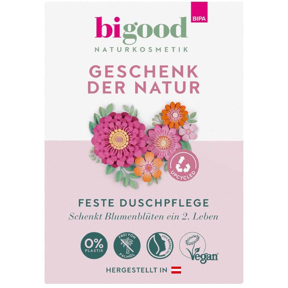 Bild: bi good Upcycling Feste Dusche Geschenk der Natur Limited Edition 