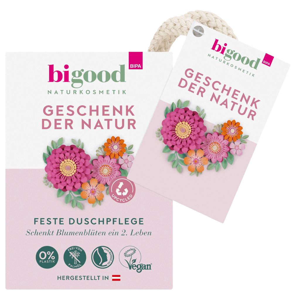 Bild: bi good Upcycling Feste Dusche Geschenk der Natur Limited Edition 