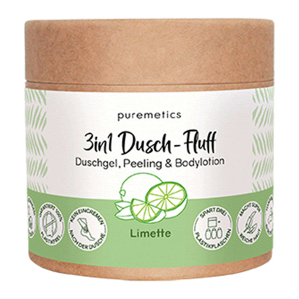 Bild: puremetics 3in1 Dusch Fluff Limette 