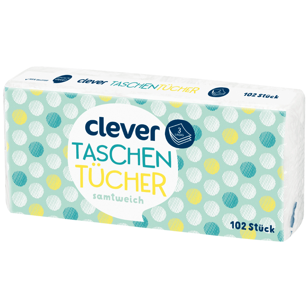 Bild: clever Taschentücher 3 lagig 