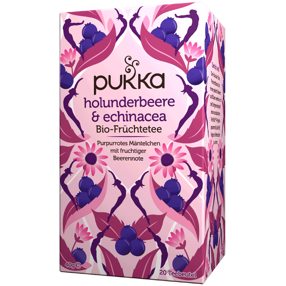 Bild: pukka Bio Tee Holunderbeere & Echinacea 