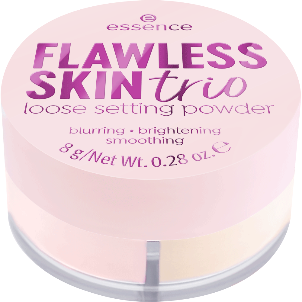 Bild: essence FLAWLESS SKIN trio loose setting powder 