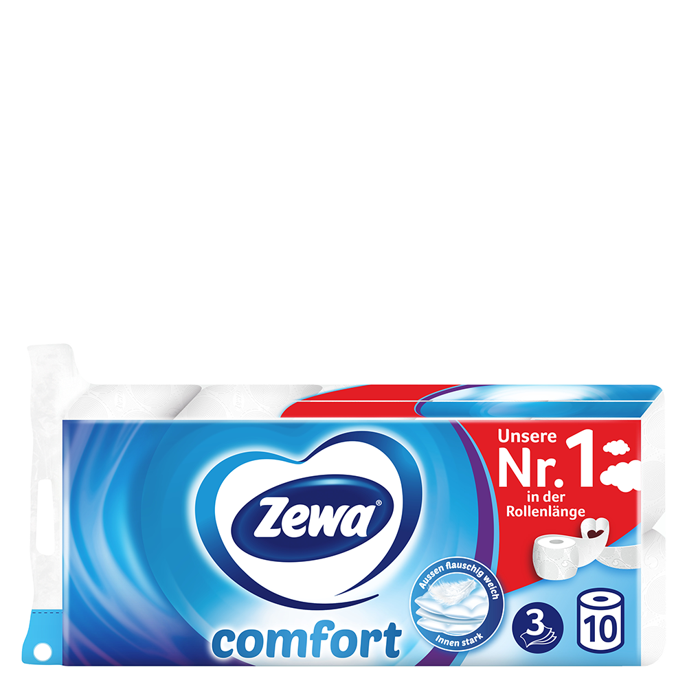 Bild: Zewa Comfort Das Reinweisse Toilettenpapier 