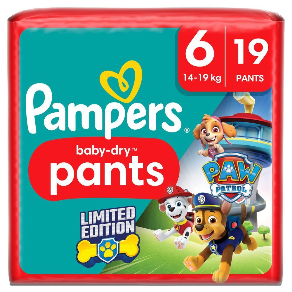 Bild: Pampers Baby-Dry Pants Paw Patrol Limited Edition Größe 6, 14kg - 19kg 