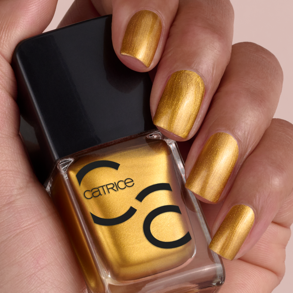 Bild: Catrice ICONAILS Gel Lacquer Nagellack cover me in gold