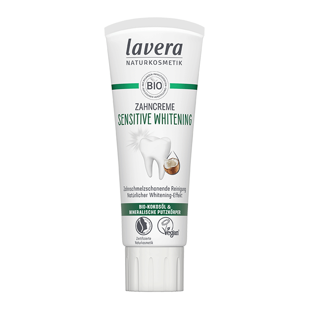 Bild: lavera Zahncreme Sensitive Whitening 