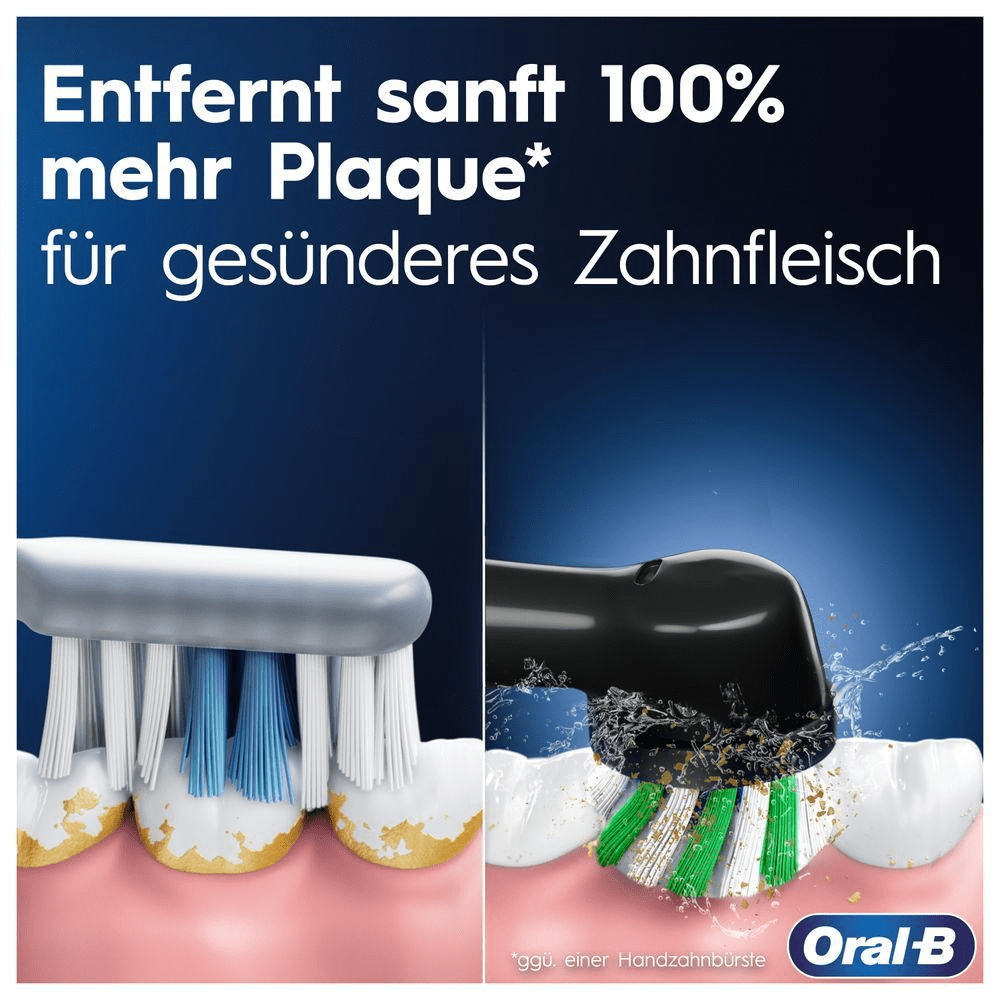 Bild: Oral-B Pro 3 3900 Elektrische Zahnbürsten, schwarz/pink 