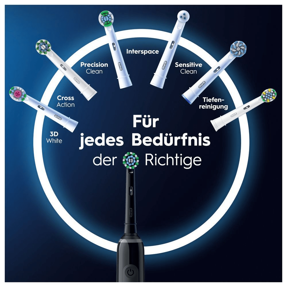 Bild: Oral-B Pro 3 3900 Elektrische Zahnbürsten, schwarz/pink 