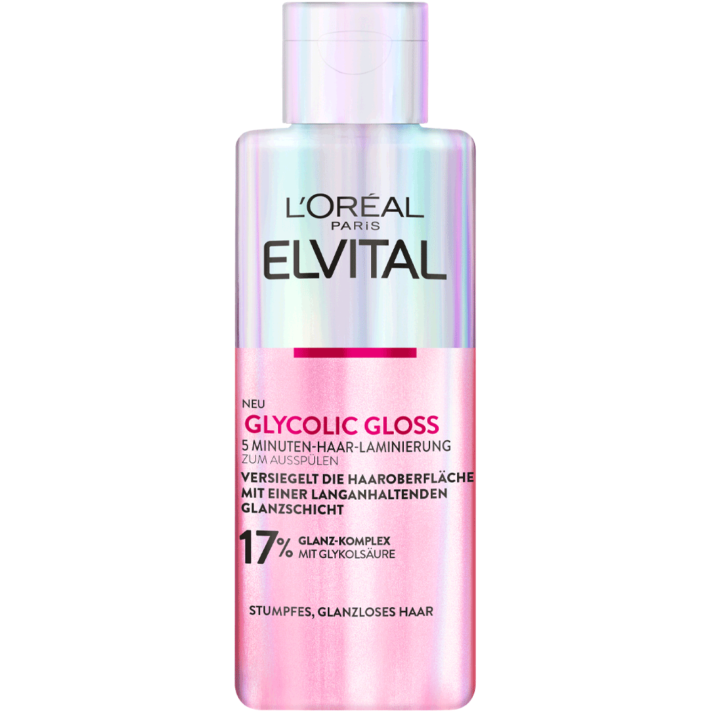 Bild: L'ORÉAL PARIS ELVITAL Elvital Glycolic Gloss 5 Minuten Haar-Laminierung 