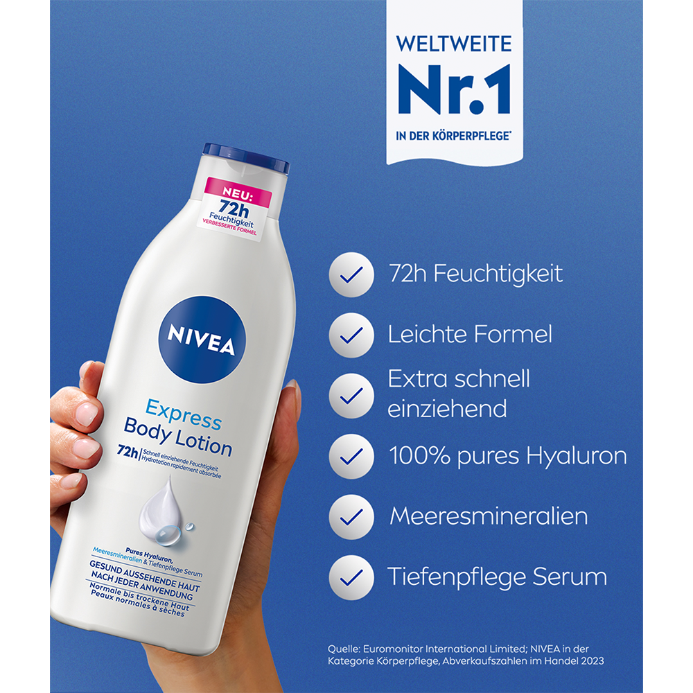 Bild: NIVEA Express Body Lotion 