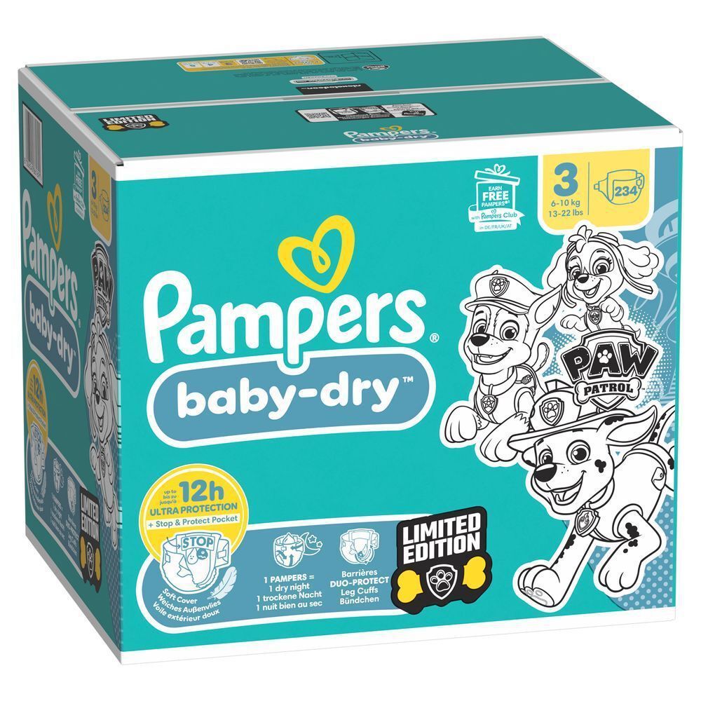 Bild: Pampers Baby-Dry Paw Patrol Edition Größe 3 