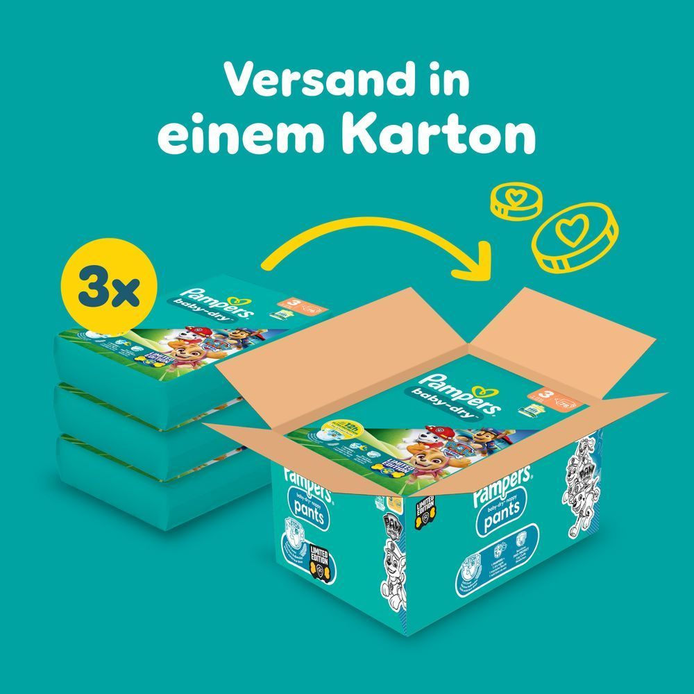 Bild: Pampers Baby-Dry Paw Patrol Edition Größe 3 