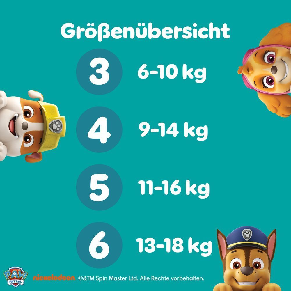 Bild: Pampers Baby-Dry Paw Patrol Edition Größe 3 