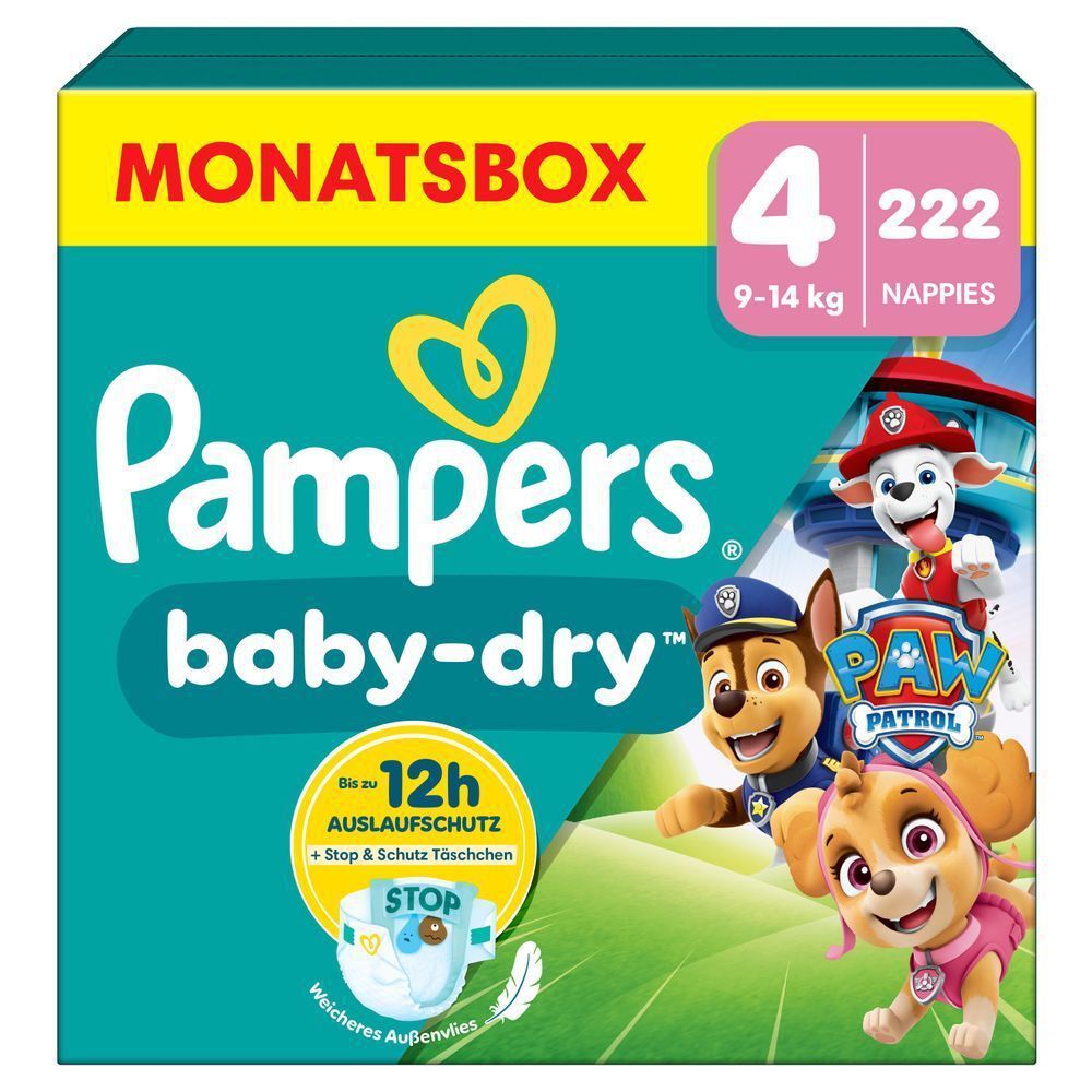 Bild: Pampers Baby-Dry Paw Patrol Edition Größe 4 