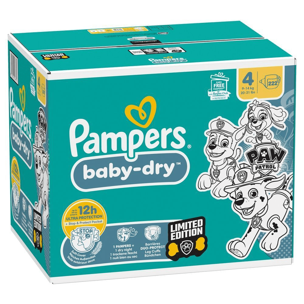 Bild: Pampers Baby-Dry Paw Patrol Edition Größe 4 