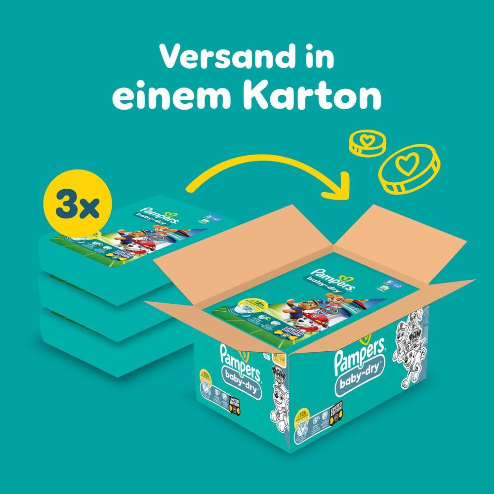 Bild: Pampers Baby-Dry Paw Patrol Edition Größe 5 