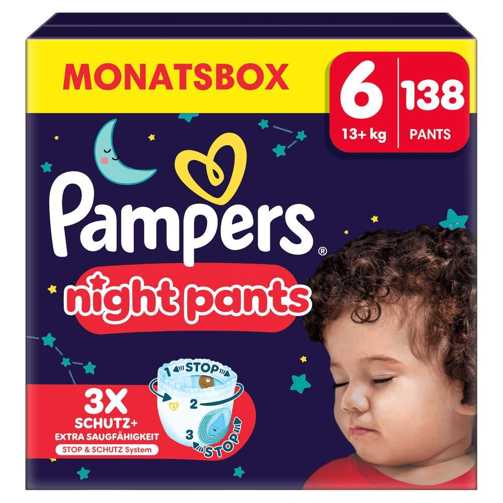 Bild: Pampers Night Pants Größe 6 