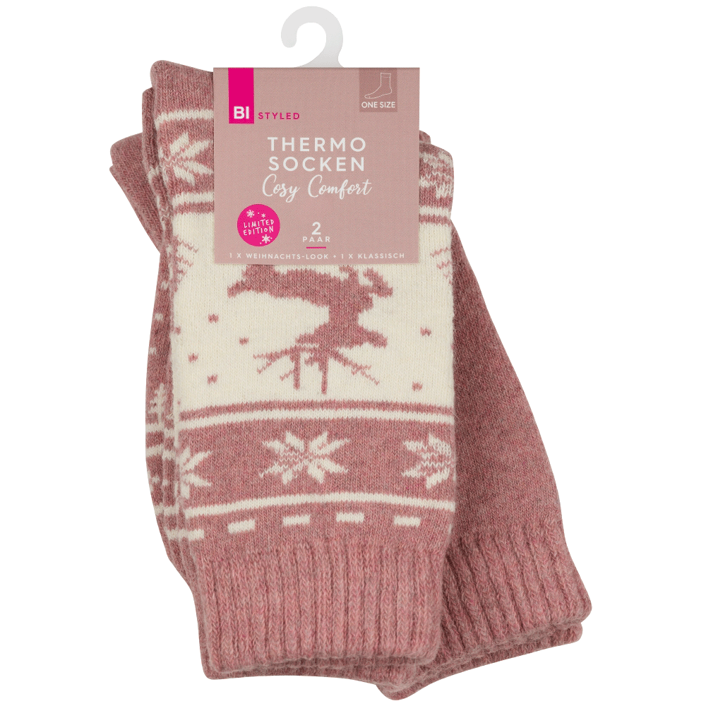 Bild: BI STYLED Thermosocken Cosy Comfort Rosa