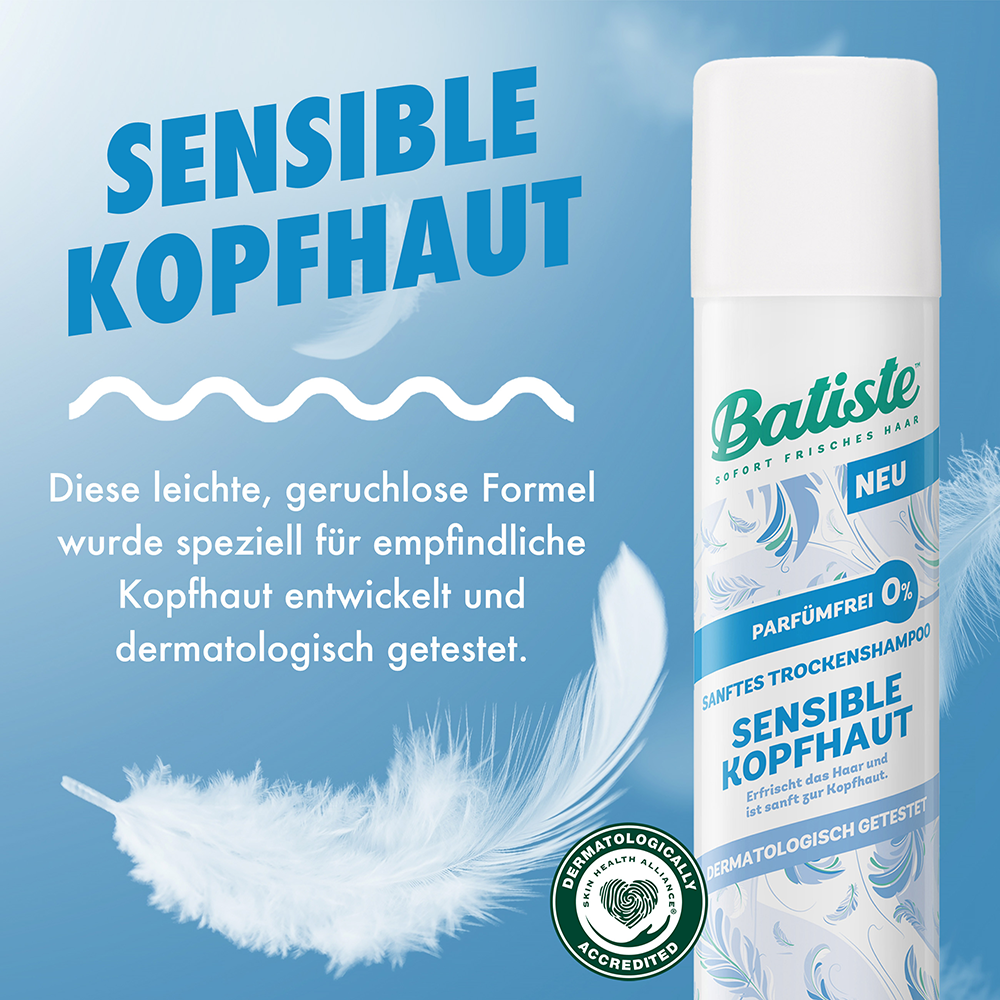 Bild: batiste Sanftes Trockenshampoo Sensible Kopfhaut 