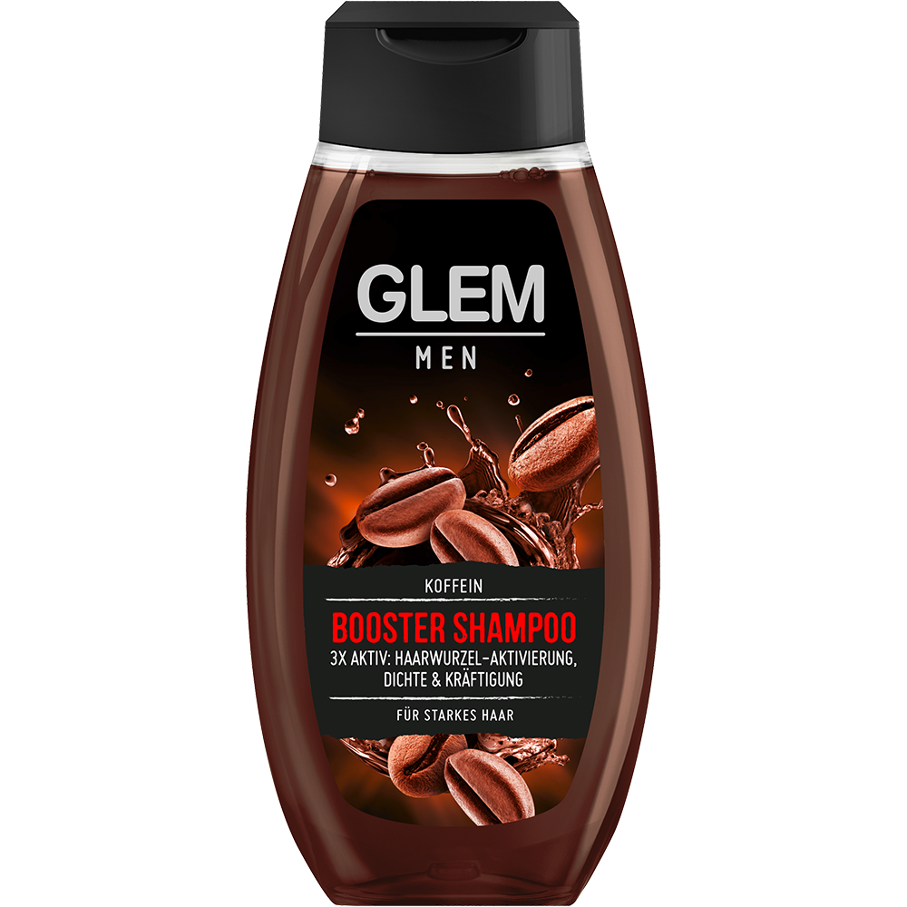 Bild: GlemVital Men 3x Booster Shampoo Koffein 