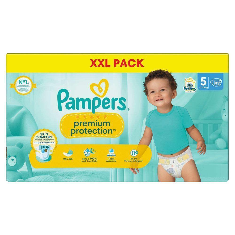 Bild: Pampers Premium Protection Größe 5, XXL PACK 