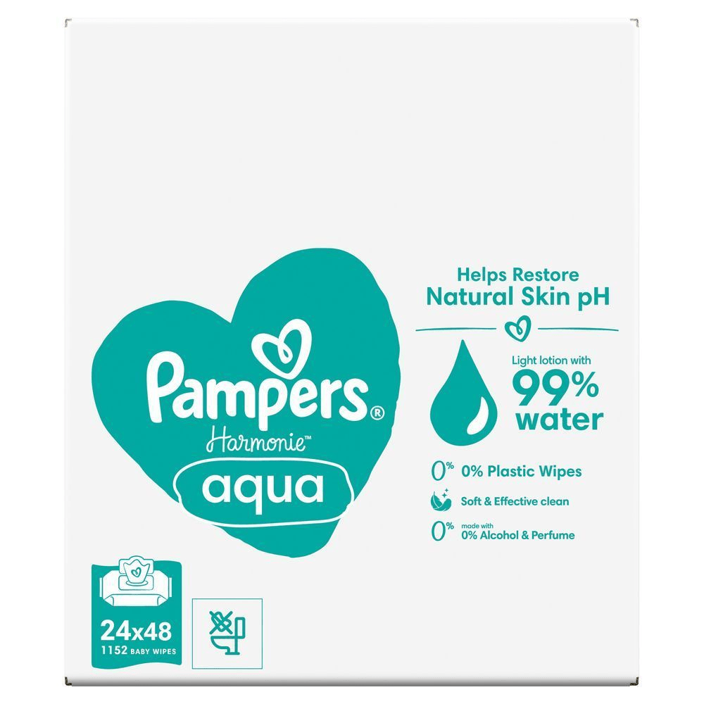 Bild: Pampers Harmonie Aqua Feuchttücher 