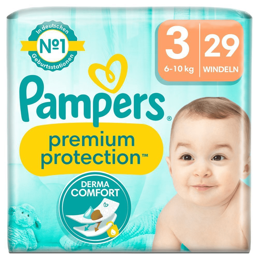 Bild: Pampers Premium Protection Größe 3, 6kg - 10kg 