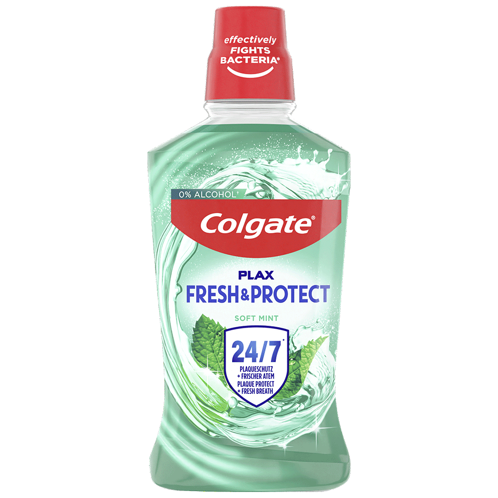 Bild: Colgate Mundspülung Plax Fresh and Protect Soft Mint 