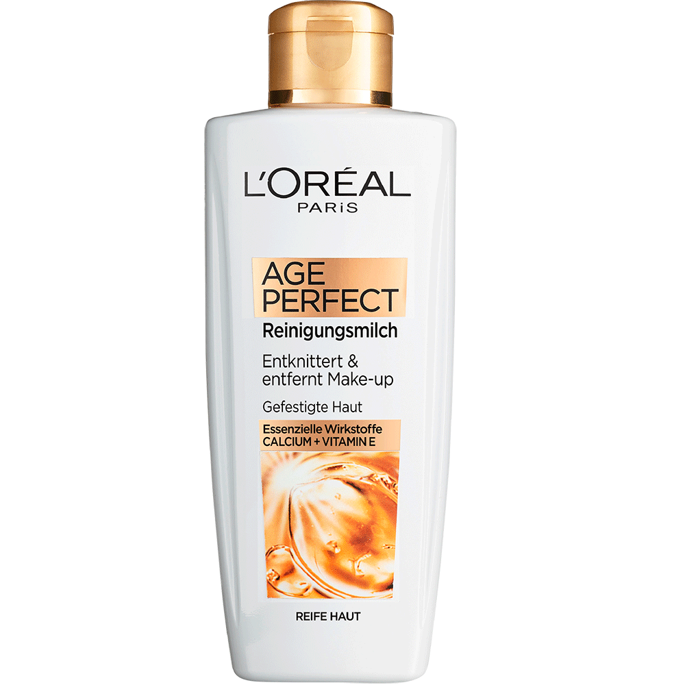 Bild: L'ORÉAL PARIS Age Perfect Reinigungsmilch Calcium + Vitamin E 