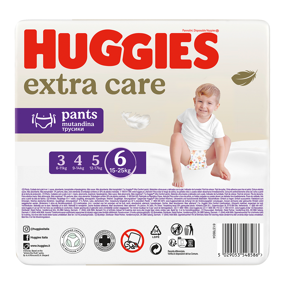 Bild: Huggies Extra Care Pants Größe 6, 15kg - 25kg 