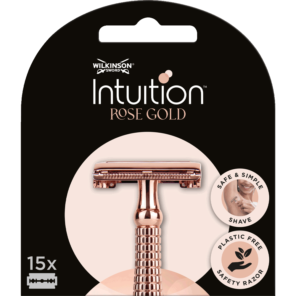 Bild: Wilkinson Intuition Rasierklingen Rose Gold 