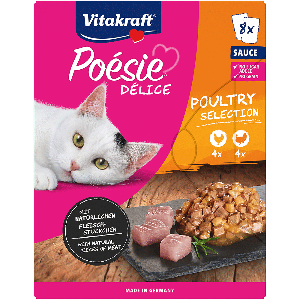 Bild: Vitakraft Poésie Poultry Selection mit Huhn und Pute 