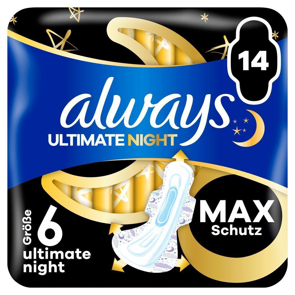 Bild: always Damenbinden Ultimate Night 