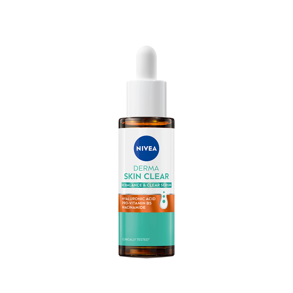 Bild: NIVEA Derma Skin Clear Serum Rebalance and Clear 