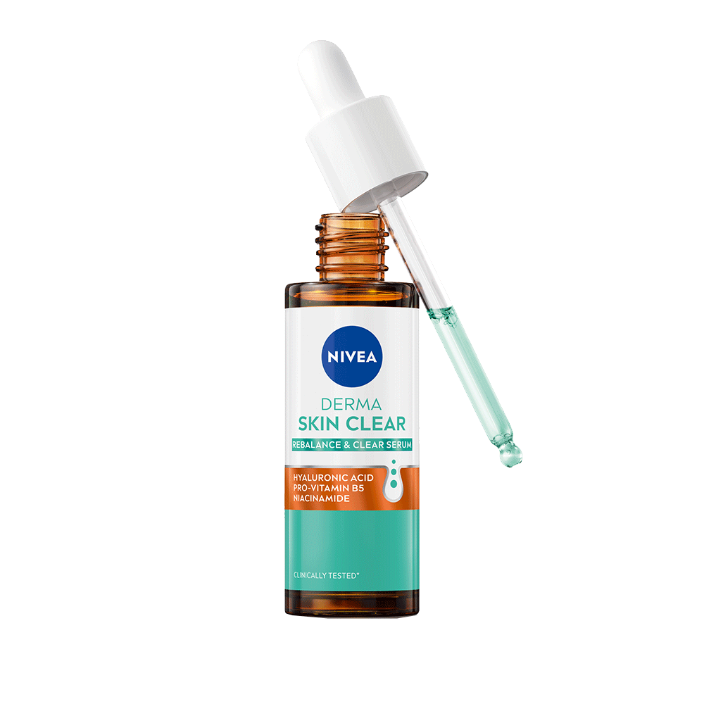 Bild: NIVEA Derma Skin Clear Serum Rebalance and Clear 