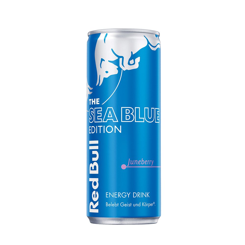 Bild: Red Bull Energy Drink Sea Blue Edition Juneberry 