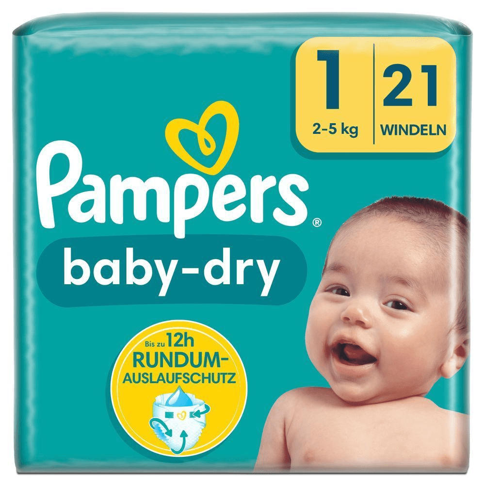 Bild: Pampers Baby-Dry Größe 1, 2kg - 5kg 