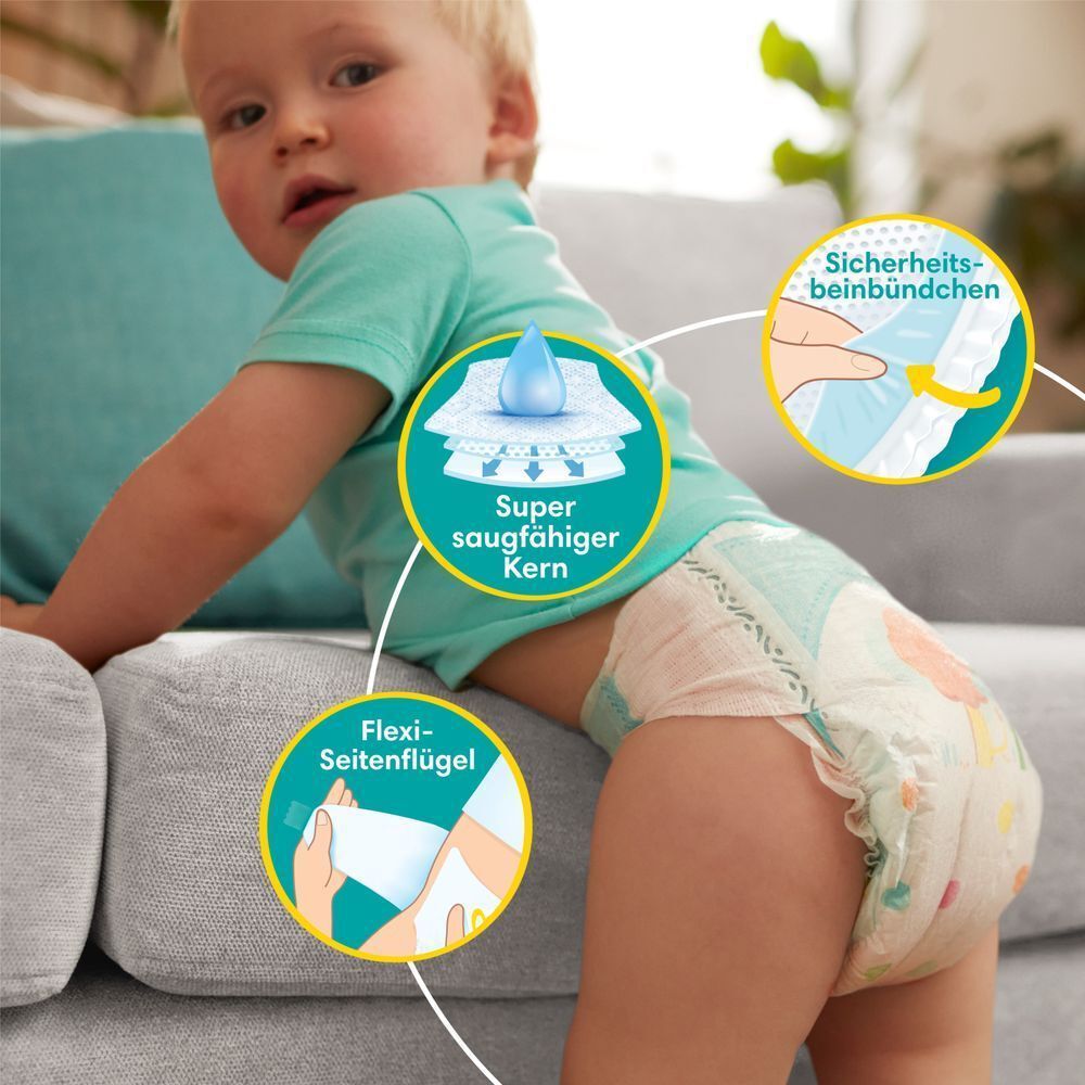 Bild: Pampers Baby-Dry Größe 8, BIG PACK 