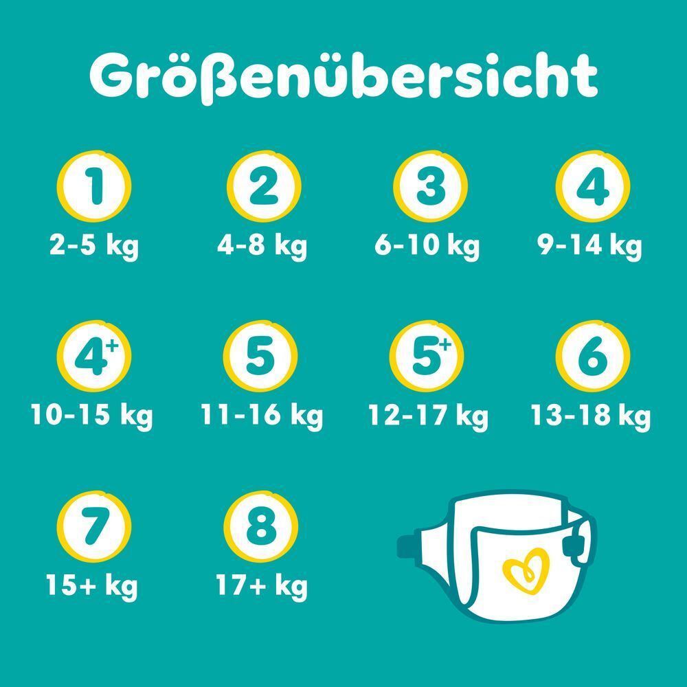 Bild: Pampers Baby-Dry Größe 8, BIG PACK 