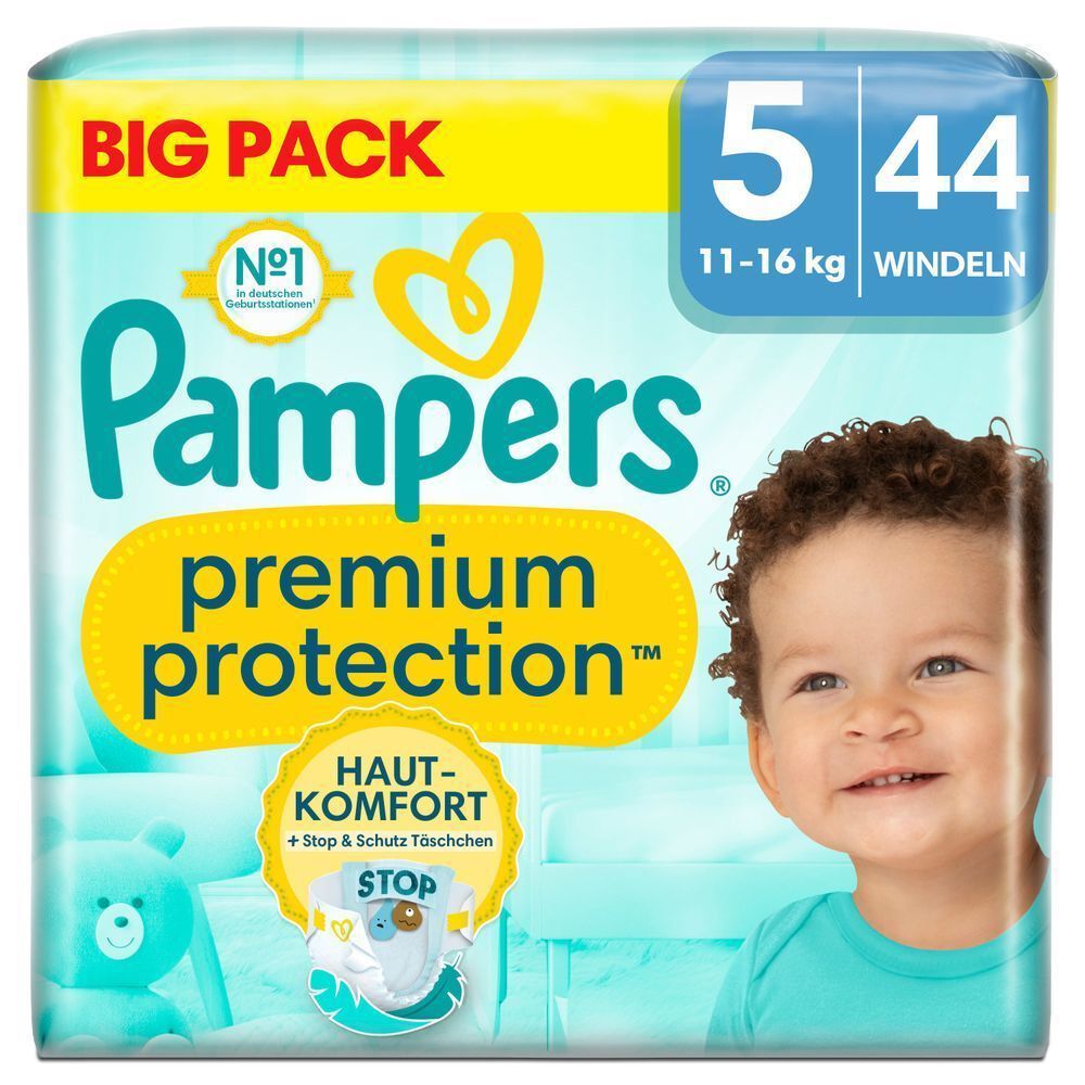 Bild: Pampers Premium Protection Größe 5, BIG PACK 