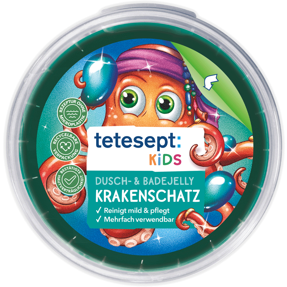 Bild: tetesept: Kids Bade-Jelly Krakenschatz 