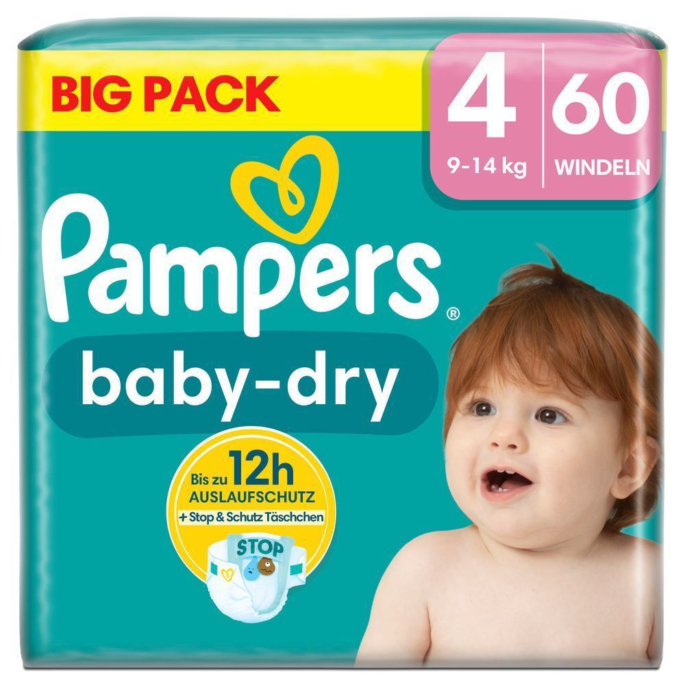 Bild: Pampers Baby-Dry Größe 4, BIP PACK 